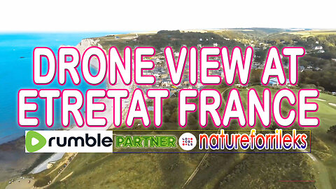 Drone View At Etretat France