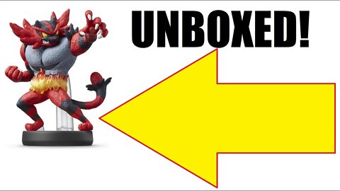 Unboxing that Incineroar Amiibo!