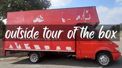 Tour of the outside of the box van
