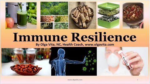 Immune Resilience Webinar for Be Resilient Group 2020 05 08