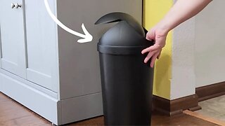 Pull the lid off a trash can for this brilliant hack!