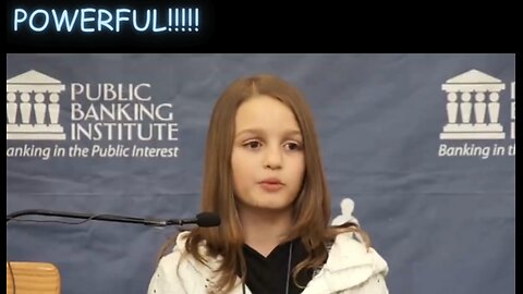 IN 2012 VICTORIA GRANT, AGE 12, EXPOSING BANKING SYSTEMS (smart kid)