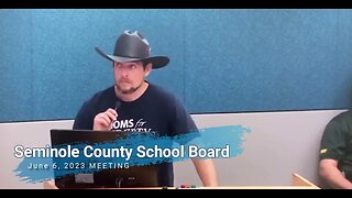 (6/6/23) Monty Floyd's Speech at the Seminole County School Board