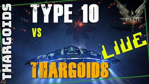 Elite Dangerous Type 10 Defender vs Thargoids