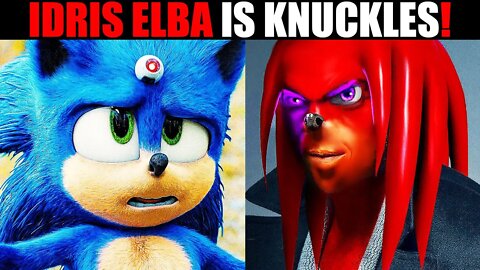 Sonic The Hedgehog 2: Idris Elba To Play Knuckles! ANOTHER FUN NON-WOKE MOVIE! #Shorts