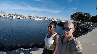 Blasian Babies Parents Galley At The Marina Lunch And Chula Vista Harbor Walk (2.7K)