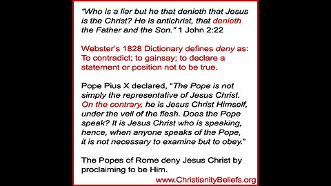 Proofs that the Papacy is the Antichrist