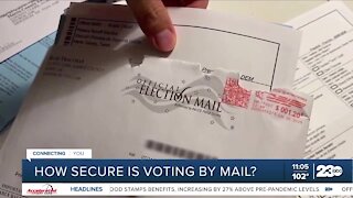 Officials discuss the safety of mail in ballots