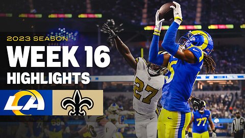 Highlights: Rams' Top Plays vs. Saints