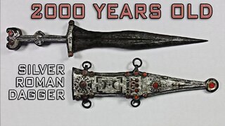 2000 Year Old SIlver Roman Dagger Discovered