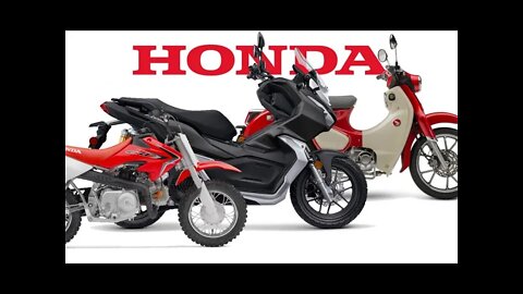 2021 Honda Motorcycles and Scooters