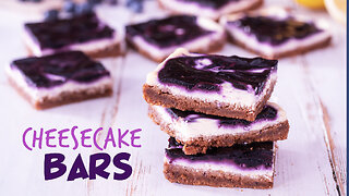 Blueberry Cheesecake Bars - Easy Recipe