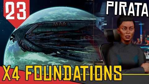 Invasão da ESTRELA DA MORTE Xenon - X4 Foundations Tides of Avarice #23 [Gameplay Português PT-BR]