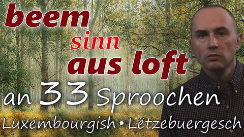 Trees Are Made of Air - in LUXEMBOURGISH & other 32 languages (popular biology)