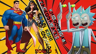 MultiVersus - Cajun Kishi and 80hddiagnosed (Superman/Wonder Woman vs Rick/Rick) Round 1
