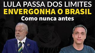 NOJO!!! LULA envergonha o Brasil como nunca antes - Israel é pior que H4M4S