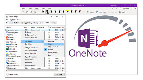 🔧Fix OneNote Screen Blinking on Windows 10 + Increasing Task Priority