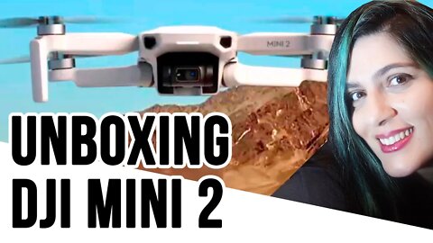 UNBOXING DRONE DJI MINI 2 COMBO FLY MORE