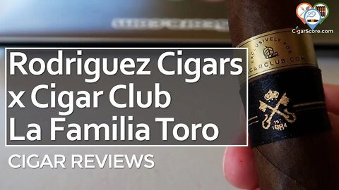 TRIPLE BOLD! RODRIGUEZ Cigars Cigar Club Exclusive La FAMILIA Toro - CIGAR REVIEWS BY CigarScore