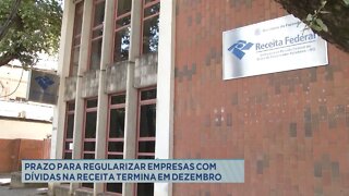 Prazo para regularizar empresas com dívidas na receita termina em dezembro