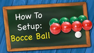 How to setup Bocce Ball