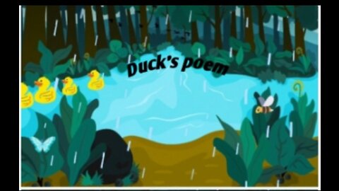 Duck's poem for kids in English