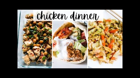 Healthy Chicken Recipes For Dinner | Easy Dinner Ideas With Chicken