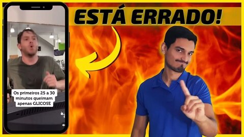 🕐Só Começa Queimar GORDURA Depois de 20 minutos de Exercício?🔥 Mito ou Verdade? ⭕