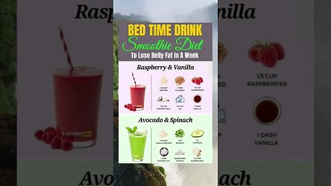 Do you know bed time smoothie for weightloss #fitness #food #weightlossdiet #shorts #recipe #keto