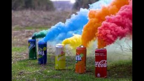 How to make a colored smoke bomb