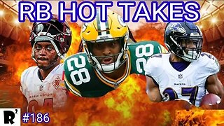 Running Back Hot Takes! Gibson an RB1? Dobbins top 6? Does Dillon finally break out?!