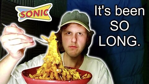 EATING SONIC CHILI CHEESE FRIES MUKBANG! - Cheesy Fries, Spicy Sandwich Eating Sounds