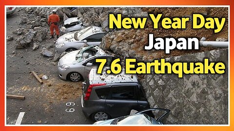 Japan! 7.6 Magnitude Earthquake New Year's Day Rocks Noto Peninsula on (Tsunami & Aftershocks)