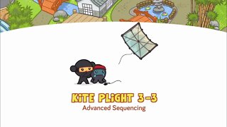 Puzzles Level 3-3 | CodeSpark Academy learn Advanced Sequencing in Kite Plight | Gameplay Tutorials