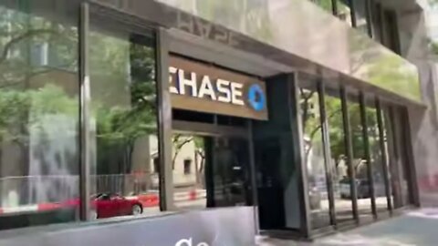 “Buy Silver“ sign appears outside of JP Morgan Chase