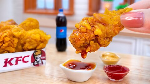 Satisfying Miniature Crispy KFC Fried Chicken 🍗 Best Fast Food Recipe 🍗Meo cooking