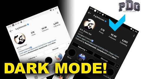 How To Enable Dark Mode/Night Mode For Instagram Android Pie Right Now