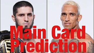 UFC 294 Makhachev Vs Oliveira 2 Main Card Predictions! BETTING ODDS RELEASED!