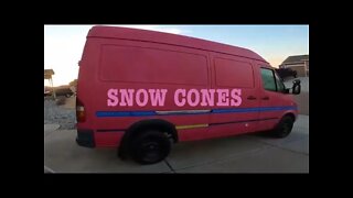 Diesel Snow Cone Van Build