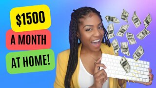 Make $1500 A Month AT HOME! | Typing Jobs Online | Nikki Connected