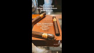 Cigar of the Day: Bolivar Cofradia Oscuro 5x50 Robusto #Shorts #Short #Cigars #Cigar