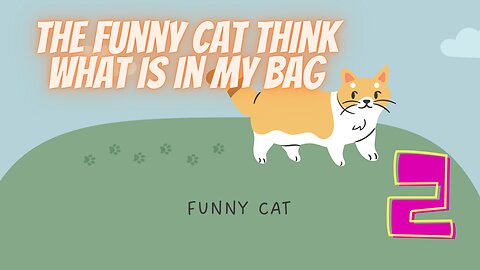 the funny cat think what is in my bag #catlovers #petbehavior #funnycats #catvideos #playtime