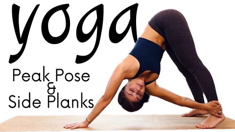 25 Minute Yoga for Side Planks & Peak Poses | with Eliz Fitness