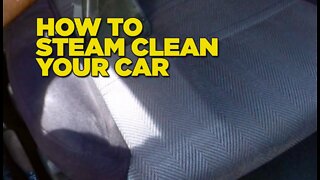 How To Steam Clean Car DIY