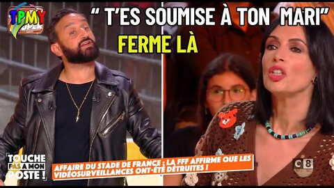 Stade de France les vidéos ont disparu Hanouna calme Géraldine maillet dans TPMP