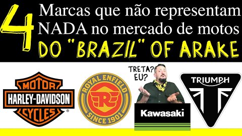 4 marcas de motos Custom que não representam nada no mercado se motos do BRAZIL OF ARAKE