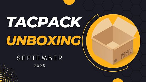 Tacpack PLUS September 2023 unboxing