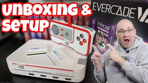 Unboxing and Initial Setup of the Evercade VS Premium Pack Retro Console