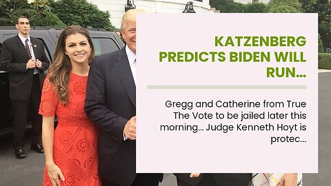 Katzenberg predicts Biden will run…