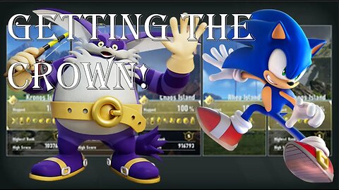 Sonic Frontiers 100% Fishing Stream | Getting the Crown